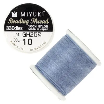 Necklaces Peppy Beads Miyuki Beading Thread50 Meter SpoolColor 10 Light Blue