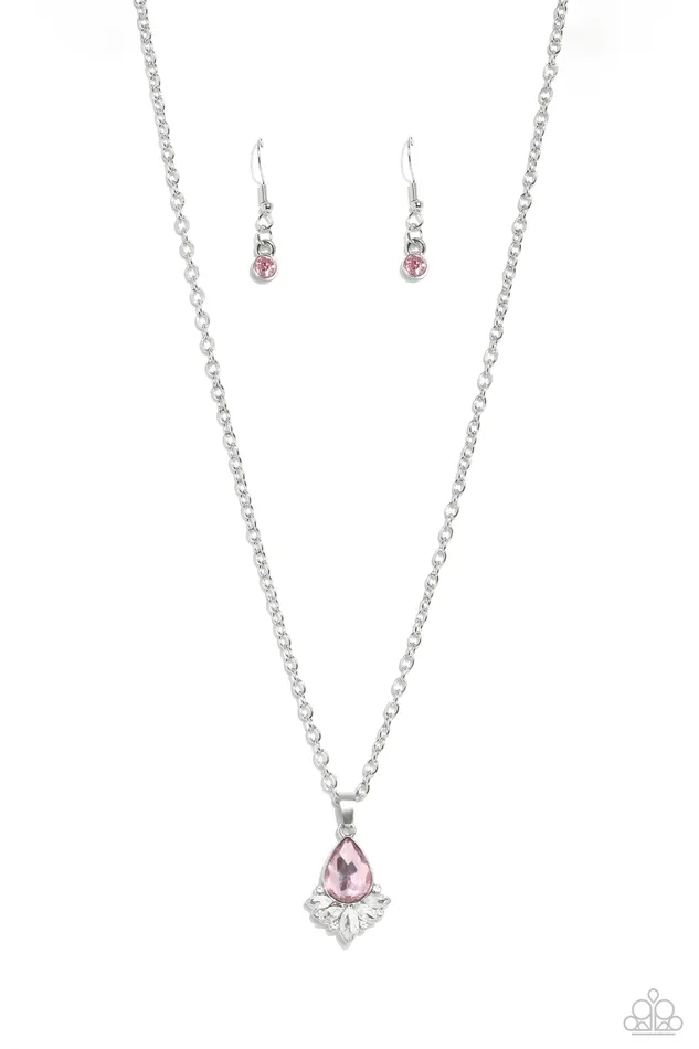 Paparazzi Accessories Earrings Fancy Fringe Pink