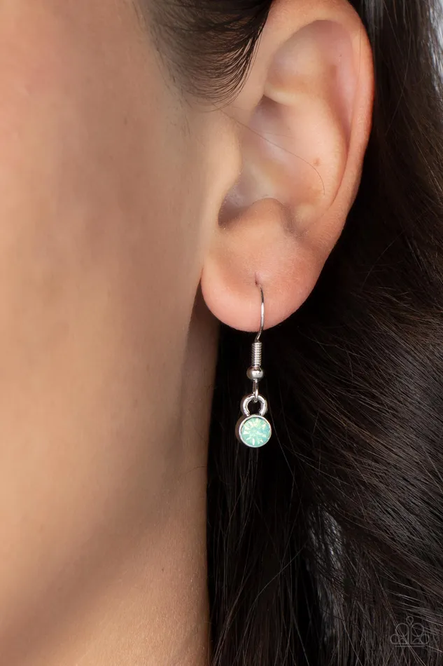 Paparazzi Accessories Earrings Petunia Palace Green