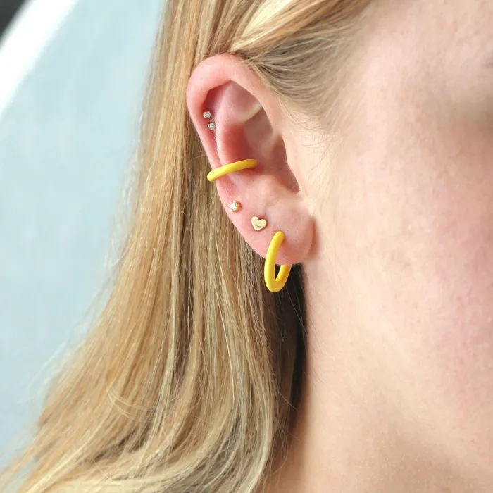 Petite Palette Hoop Earrings Kris Nations Earrings