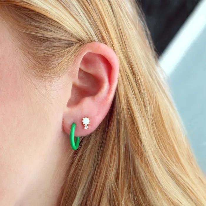 Petite Palette Hoop Earrings Kris Nations Earrings