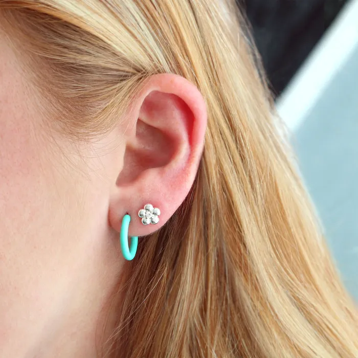 Petite Palette Hoop Earrings Kris Nations Earrings