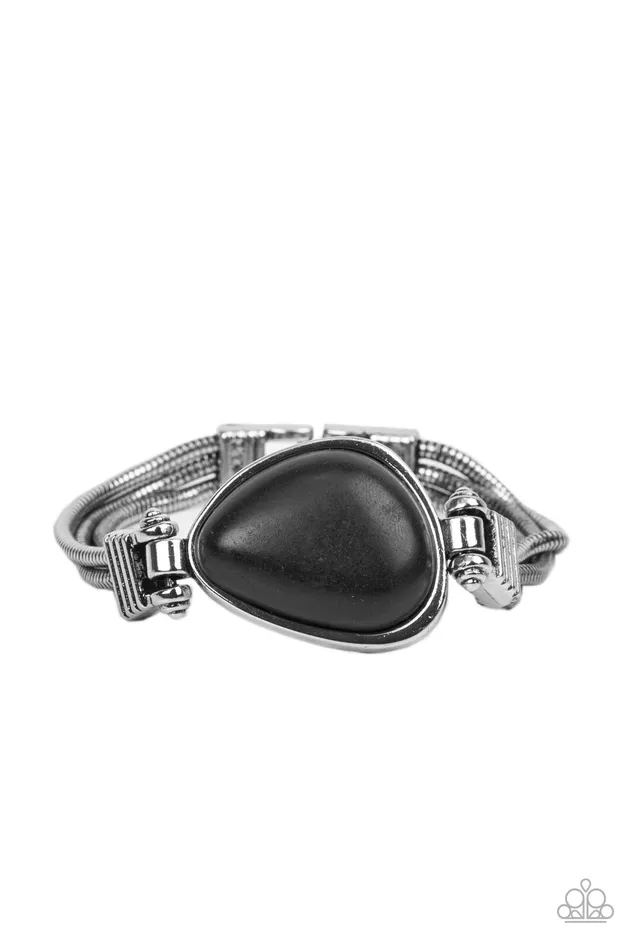 Rings Paparazzi Accessories Badlands Bounty Black