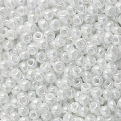 Rings Peppy Beads Miyuki Seed Beads 60 White Ceylon 0528