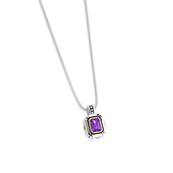 Sahara Small Gemstone Pendant Necklace John Atencio Necklaces