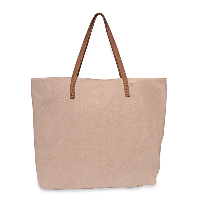VILLA2INC Cott N Curls Great Wave Canvas Tote Bag Earrings