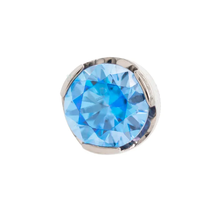 35mm ProngSet Brilliant Cut Threaded End Anatometal Rings