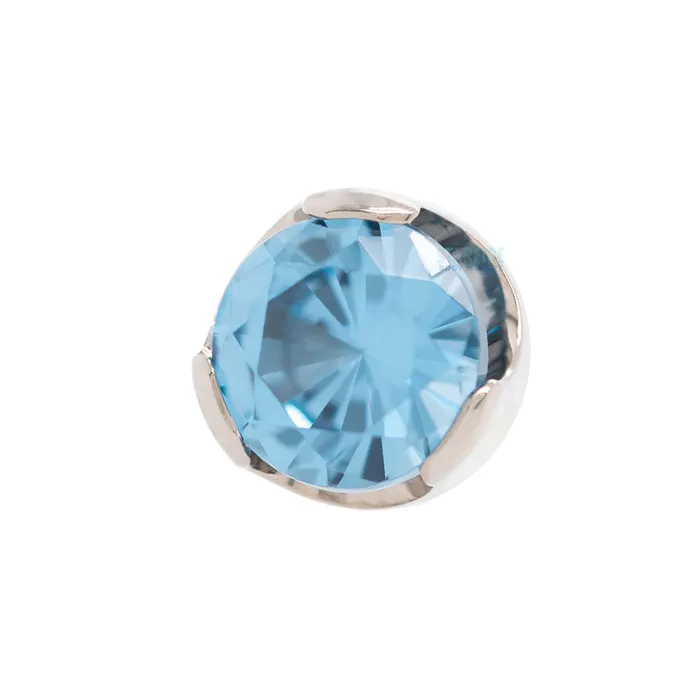 35mm ProngSet Brilliant Cut Threaded End Anatometal Rings