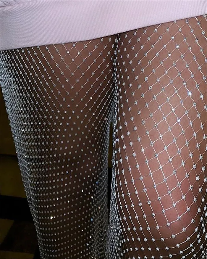 Body Jewelry Crystal Black Fishnet Set THE LUMi SHOP Rings