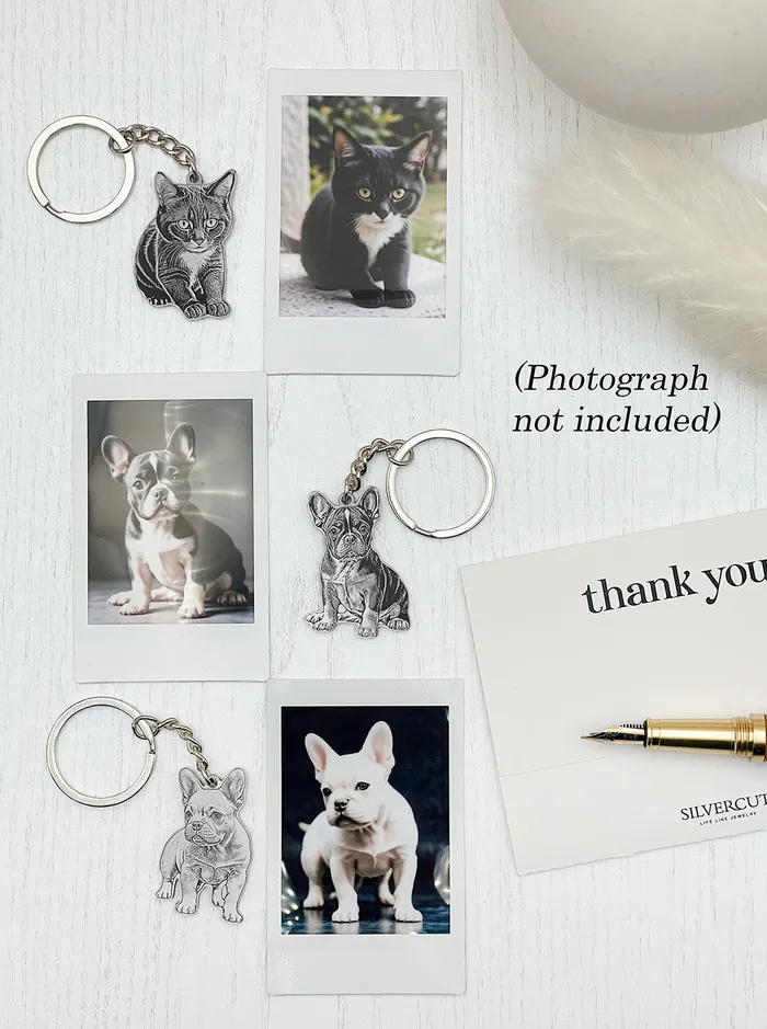 Earrings LifeLike Keychain Silvercut Original Earrings LifeLike Keychain Silvercut Original