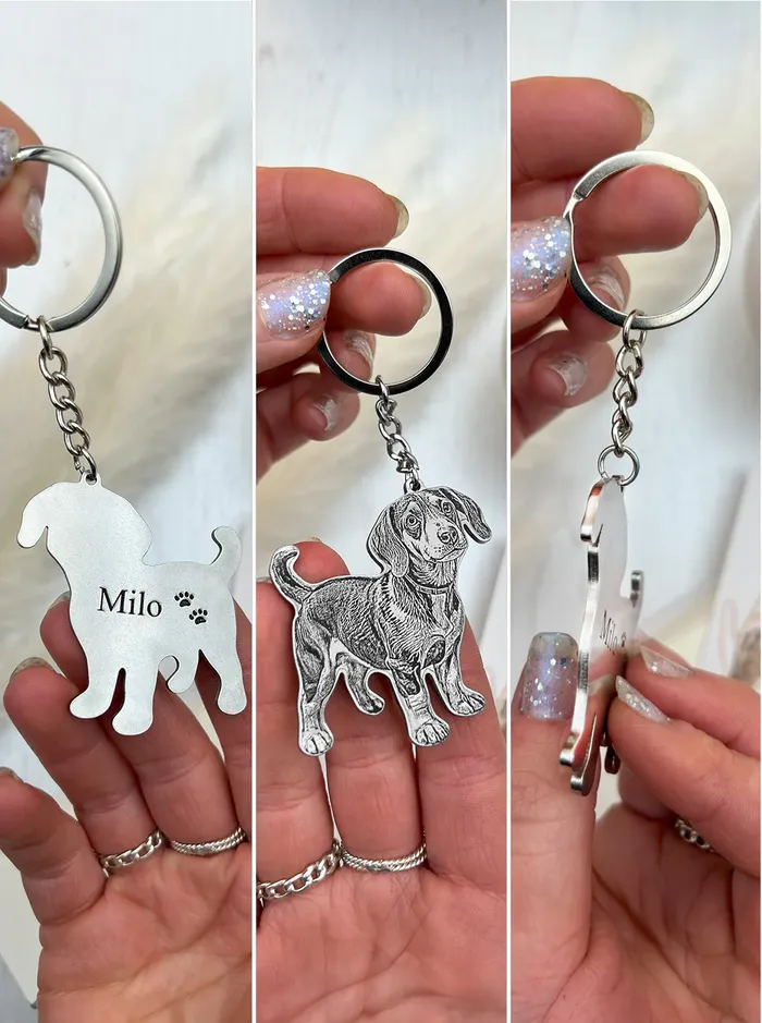 Earrings LifeLike Keychain Silvercut Original Earrings LifeLike Keychain Silvercut Original