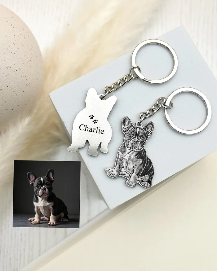 Earrings LifeLike Keychain Silvercut Original Earrings LifeLike Keychain Silvercut Original