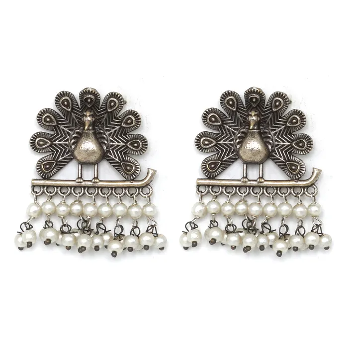 Earrings Teejh Morni Silver Oxidised Earrings Teejh Earrings Teejh Morni Silver Oxidised Earrings Teejh