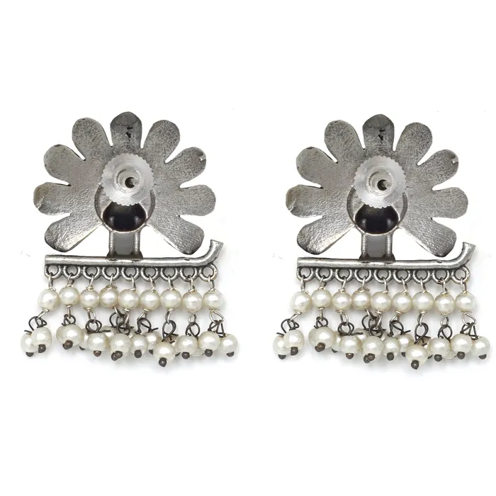 Earrings Teejh Morni Silver Oxidised Earrings Teejh Earrings Teejh Morni Silver Oxidised Earrings Teejh