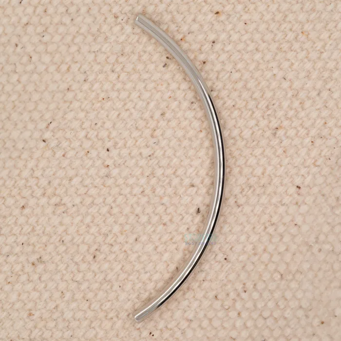 Industrial Strength IS Stainless Steel Threaded Curved Barbell Shaft 14 ga 1 58 Earrings Industrial Strength IS Stainless Steel Threaded Curved Barbell Shaft 14 ga 1 58 Earrings