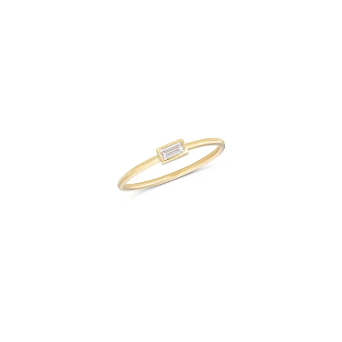 Rings Alexis Jae Single Baguette Diamond Ring