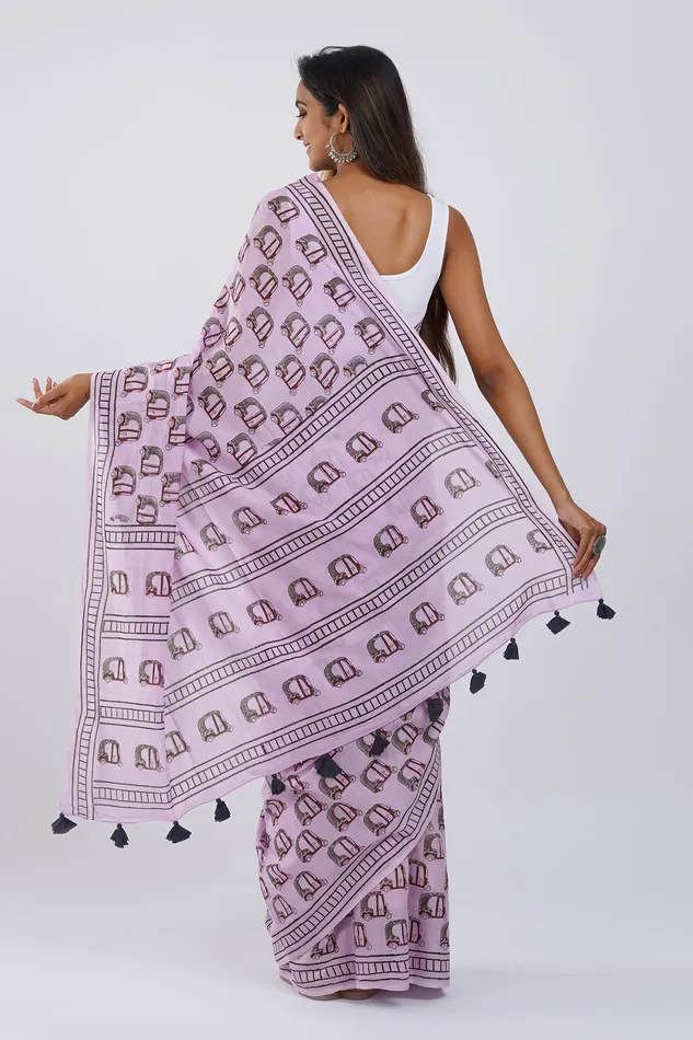 Teejh Meter Down Mulmul Cotton Saree Teejh Earrings Teejh Meter Down Mulmul Cotton Saree Teejh Earrings