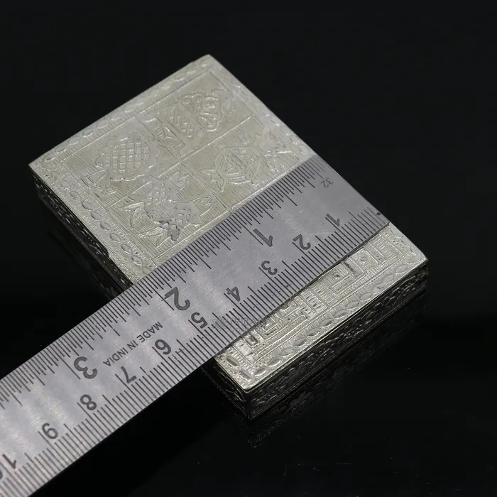 3X2 925 sterling silver trinket box kajal boxcasket box brides rectangle shape box collection container box eyeliner box stb819 TRIBAL ORNAMENTS Rings 3X2 925 sterling silver trinket box kajal boxcasket box brides rectangle shape box collection container box eyeliner box stb819 TRIBAL ORNAMENTS Rings