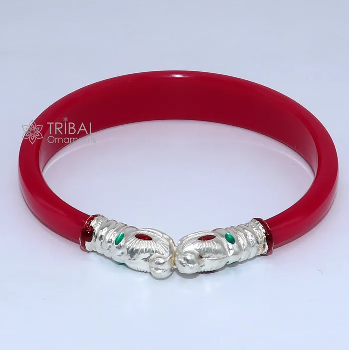 925 sterling silver amazing Vintage Gajmukhi elephant face design bangle bracelet cultural trendy jewelry Rajasthani jewelry nba423 TRIBAL ORNAMENTS Bracelets 925 sterling silver amazing Vintage Gajmukhi elephant face design bangle bracelet cultural trendy jewelry Rajasthani jewelry nba423 TRIBAL ORNAMENTS Bracelets