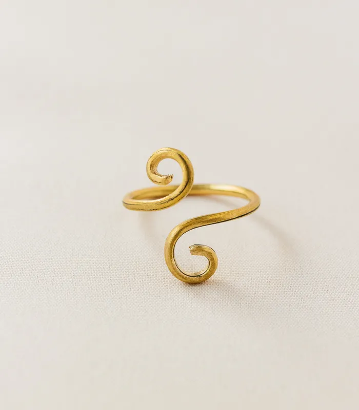 Bluko Wire Brass Ring Sesotunawa Rings
