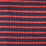Indigo Red Stripe Yama Knit ADEAM Earrings Indigo Red Stripe Yama Knit ADEAM Earrings