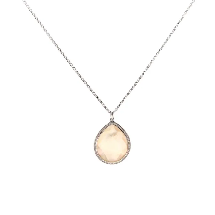 Ippolita Necklaces PreOwned Ippolita Mother of Pearl Doublet Stella Teardrop Pendant Ippolita Necklaces PreOwned Ippolita Mother of Pearl Doublet Stella Teardrop Pendant