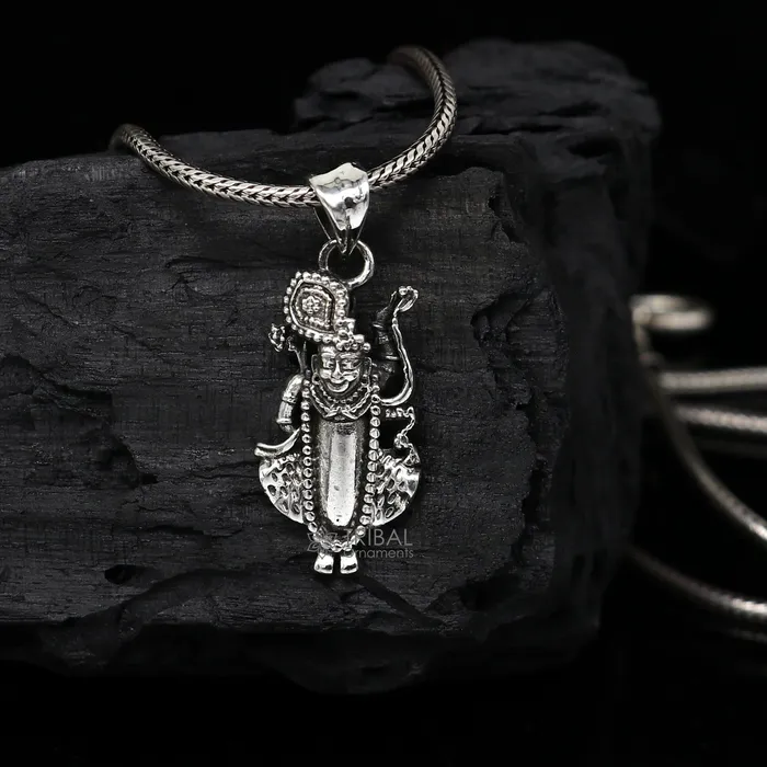 Necklaces TRIBAL ORNAMENTS Lord Krishna Goverdhan 925 sterling silver small pendant Lord Krishna Pendant is a symbol of love wisdom and spiritual unisex gift nsp662 Necklaces TRIBAL ORNAMENTS Lord Krishna Goverdhan 925 sterling silver small pendant Lord Krishna Pendant is a symbol of love wisdom and spiritual unisex gift nsp662