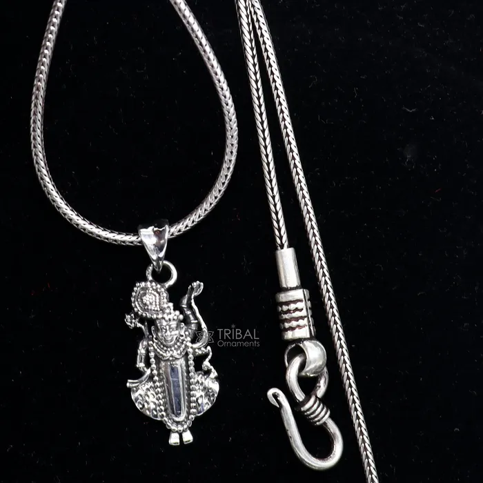 Necklaces TRIBAL ORNAMENTS Lord Krishna Goverdhan 925 sterling silver small pendant Lord Krishna Pendant is a symbol of love wisdom and spiritual unisex gift nsp662 Necklaces TRIBAL ORNAMENTS Lord Krishna Goverdhan 925 sterling silver small pendant Lord Krishna Pendant is a symbol of love wisdom and spiritual unisex gift nsp662