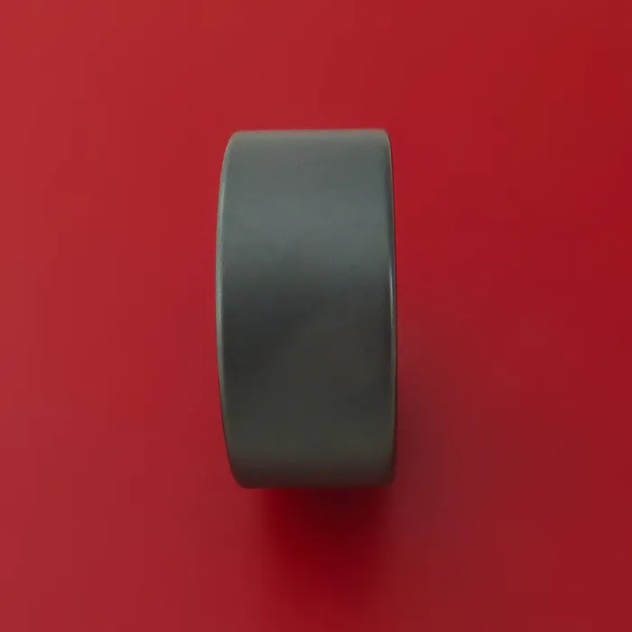 Rings Lashbrook Black Zirconium Ring Traditional Style Band Made to Any Sizing and Finish Rings Lashbrook Black Zirconium Ring Traditional Style Band Made to Any Sizing and Finish