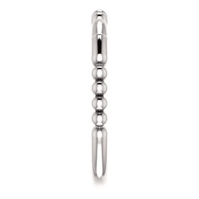 Rings Primrose Trio Beaded Band Fire Brilliance 