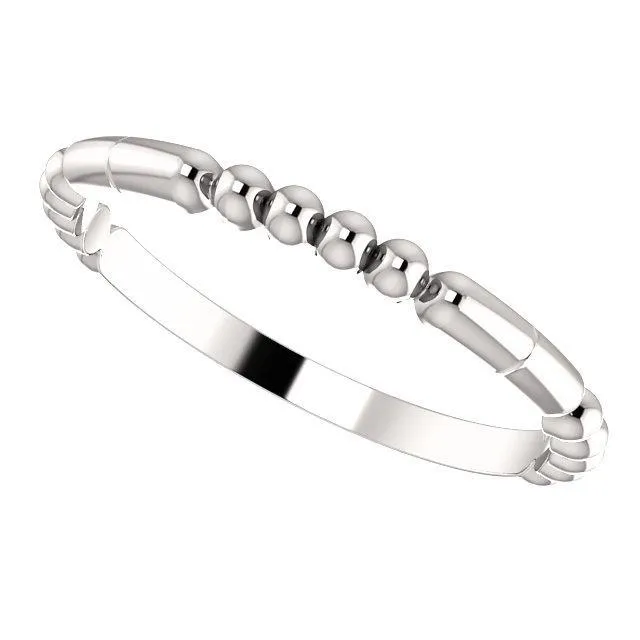 Rings Primrose Trio Beaded Band Fire Brilliance 
