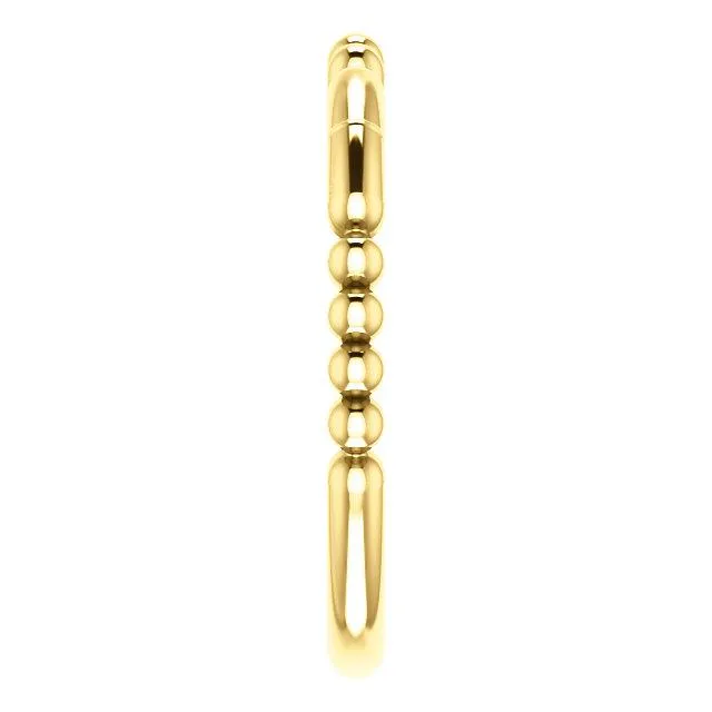 Rings Primrose Trio Beaded Band Fire Brilliance 