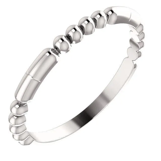 Rings Primrose Trio Beaded Band Fire Brilliance 