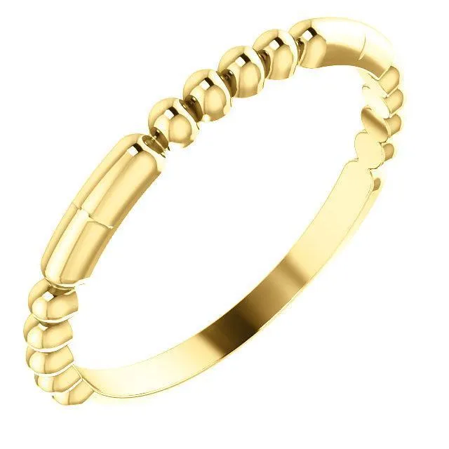 Rings Primrose Trio Beaded Band Fire Brilliance 