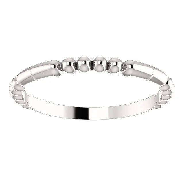 Rings Primrose Trio Beaded Band Fire Brilliance 