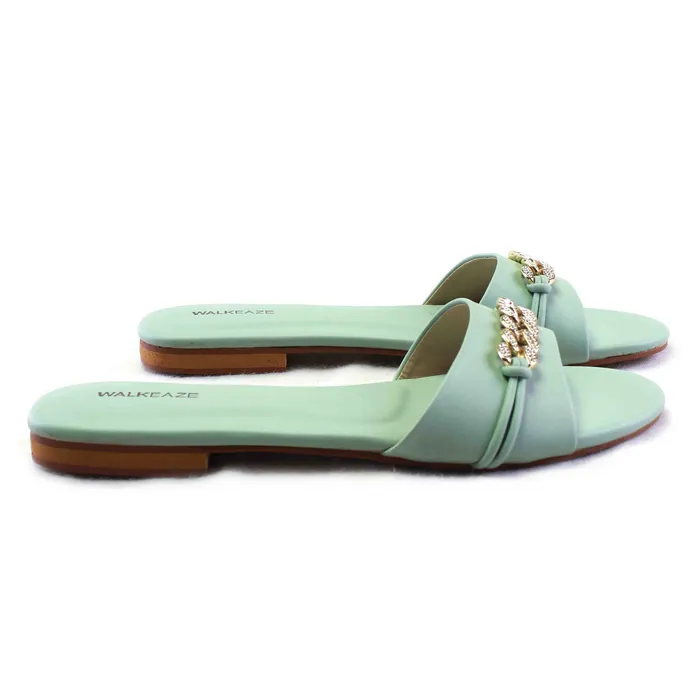 Walkeaze Women Slippers 39058S Earrings Walkeaze Women Slippers 39058S Earrings