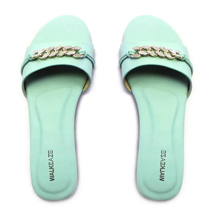 Walkeaze Women Slippers 39058S Earrings Walkeaze Women Slippers 39058S Earrings