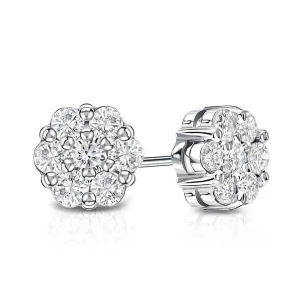 14kt White Gold Stud Earrings 052ct Diamonds ST2525 Diamond Source NYC Earrings 14kt White Gold Stud Earrings 052ct Diamonds ST2525 Diamond Source NYC Earrings