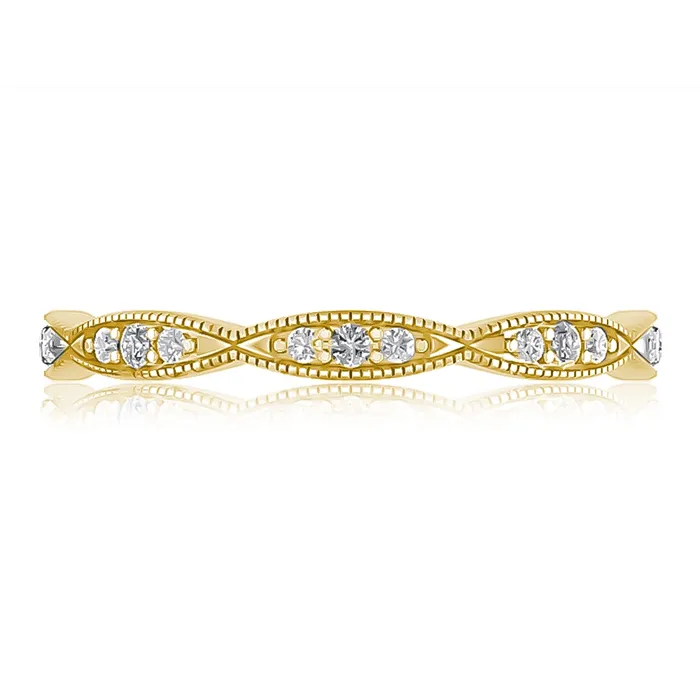 A Jaffe Rings A Jaffe 14K Yellow Gold Diamond Band