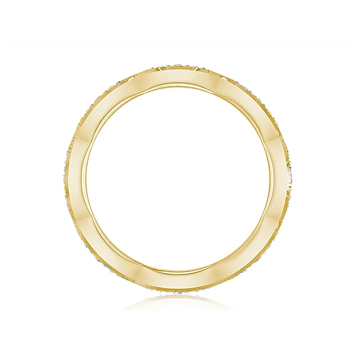 A Jaffe Rings A Jaffe 14K Yellow Gold Diamond Band