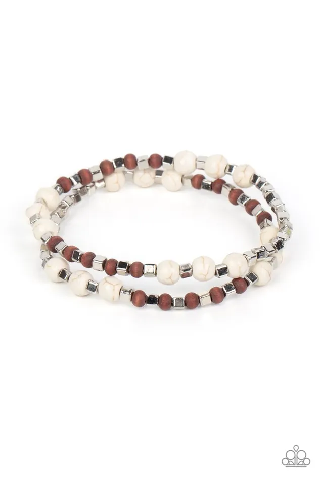 Bracelets Paparazzi Bracelet Backcountry Beauty White Paparazzi Jewelry Bracelets Paparazzi Bracelet Backcountry Beauty White Paparazzi Jewelry