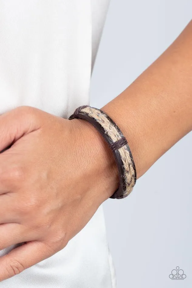 Bracelets Paparazzi Bracelet Guided Expedition Brown Paparazzi Jewelry