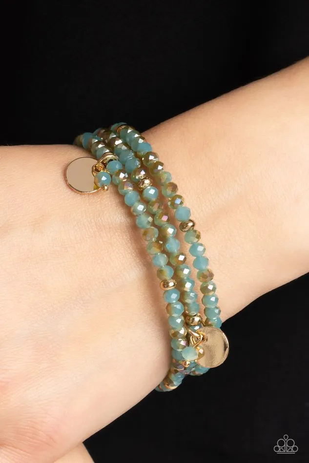 Bracelets Paparazzi Bracelet Illusive Infinity Blue Paparazzi Jewelry