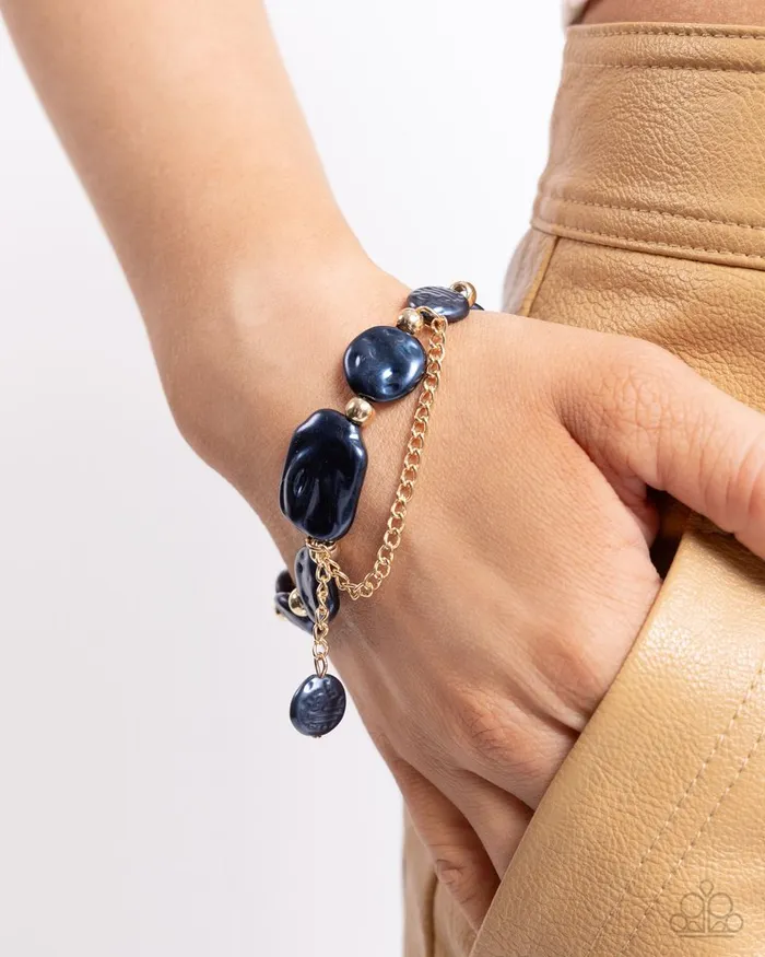 Bracelets Paparazzi Jewelry Paparazzi Bracelet 5th Avenue Finesse Blue