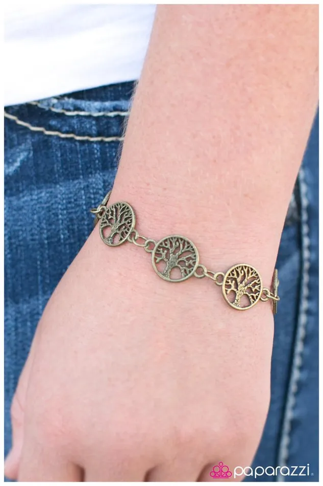 Bracelets Paparazzi Jewelry Paparazzi Bracelet Arbor Day Brass