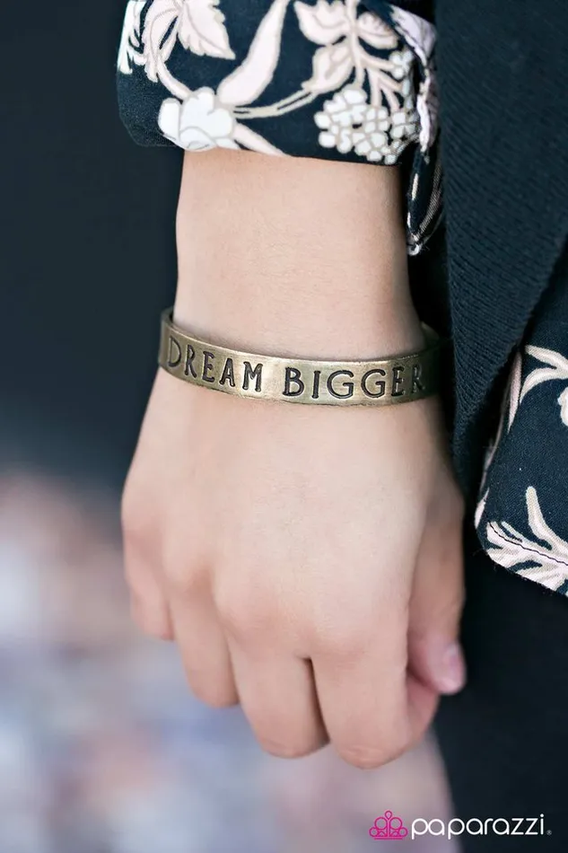Bracelets Paparazzi Jewelry Paparazzi Bracelet Dream Bigger Brass