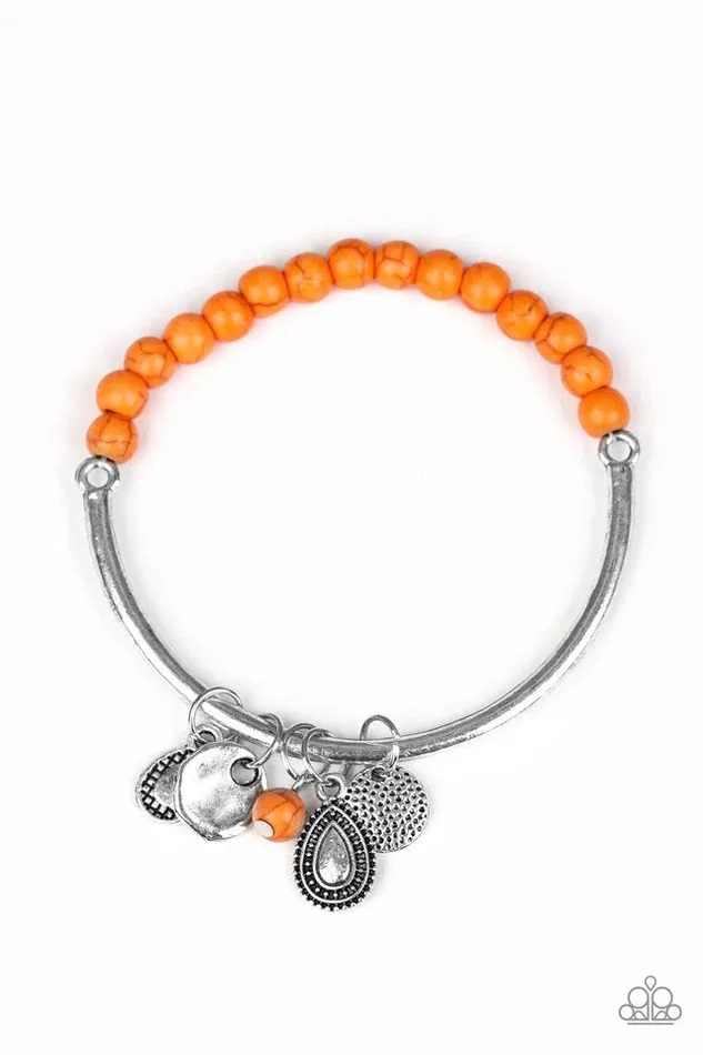 Bracelets Paparazzi Jewelry Paparazzi Bracelet Ever Everest Orange
