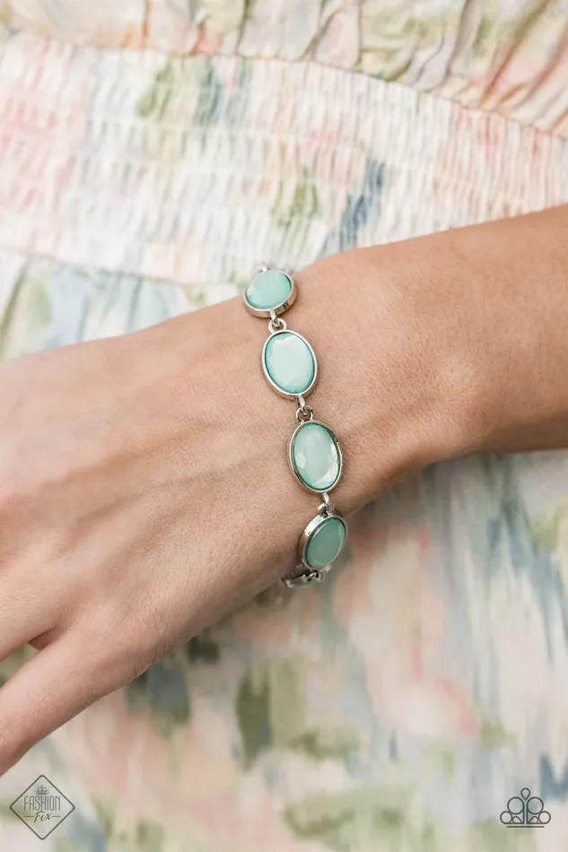 Bracelets Paparazzi Jewelry Paparazzi Bracelet Fashion Fix May 2021 Smooth Move Blue