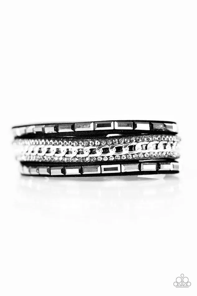 Bracelets Paparazzi Jewelry Paparazzi Bracelet Girl Hustle Black