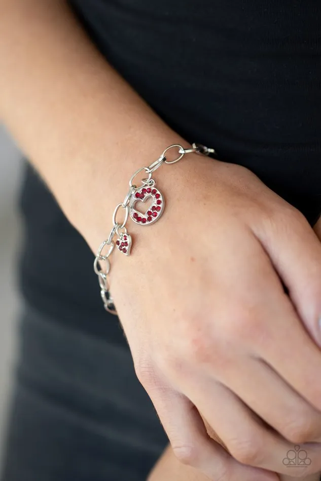 Bracelets Paparazzi Jewelry Paparazzi Bracelet Move over Matchmaker Red